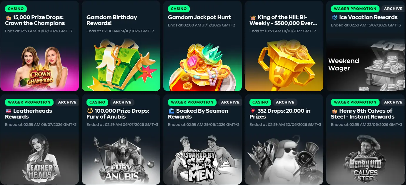 gamdom bonus
